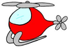 Helicopter Cartoon Image